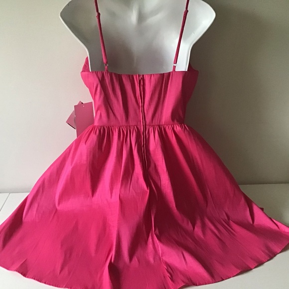 Dress 11 Hot Pink Halter NWT Honey & Rosie - Picture 2 of 10